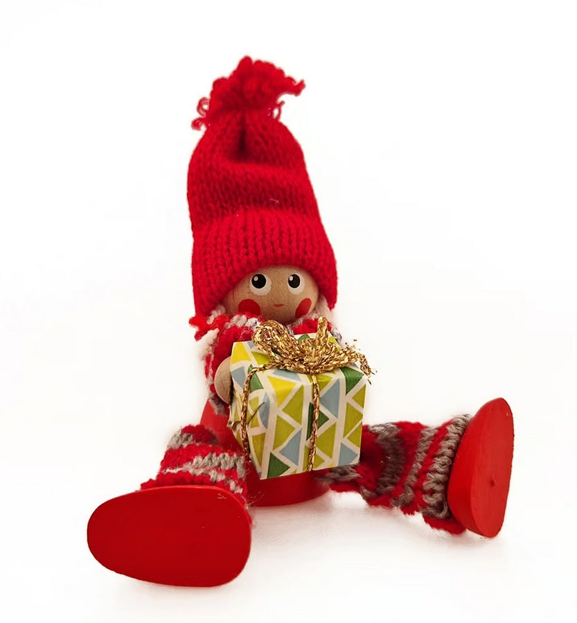 【クリスマス限定】スカンジナビスク・ヘムスロイド 北欧サンタ「トムテ人形」