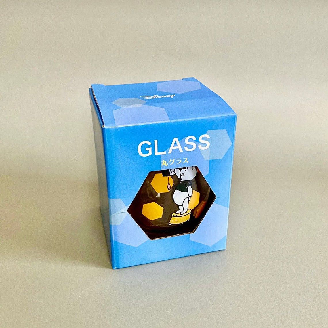 【winnie the pooh/くまのプーさん】コロッと丸いしずく型のグラス 丸グラス
