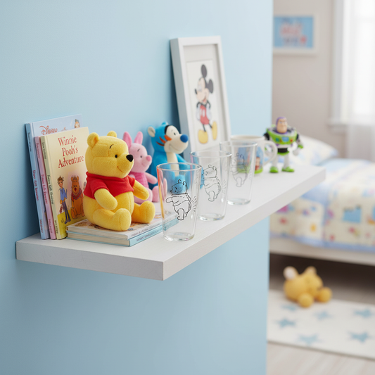 【winnie the pooh/くまのプーさん】ソックスグラスM  ふんわりシリーズ