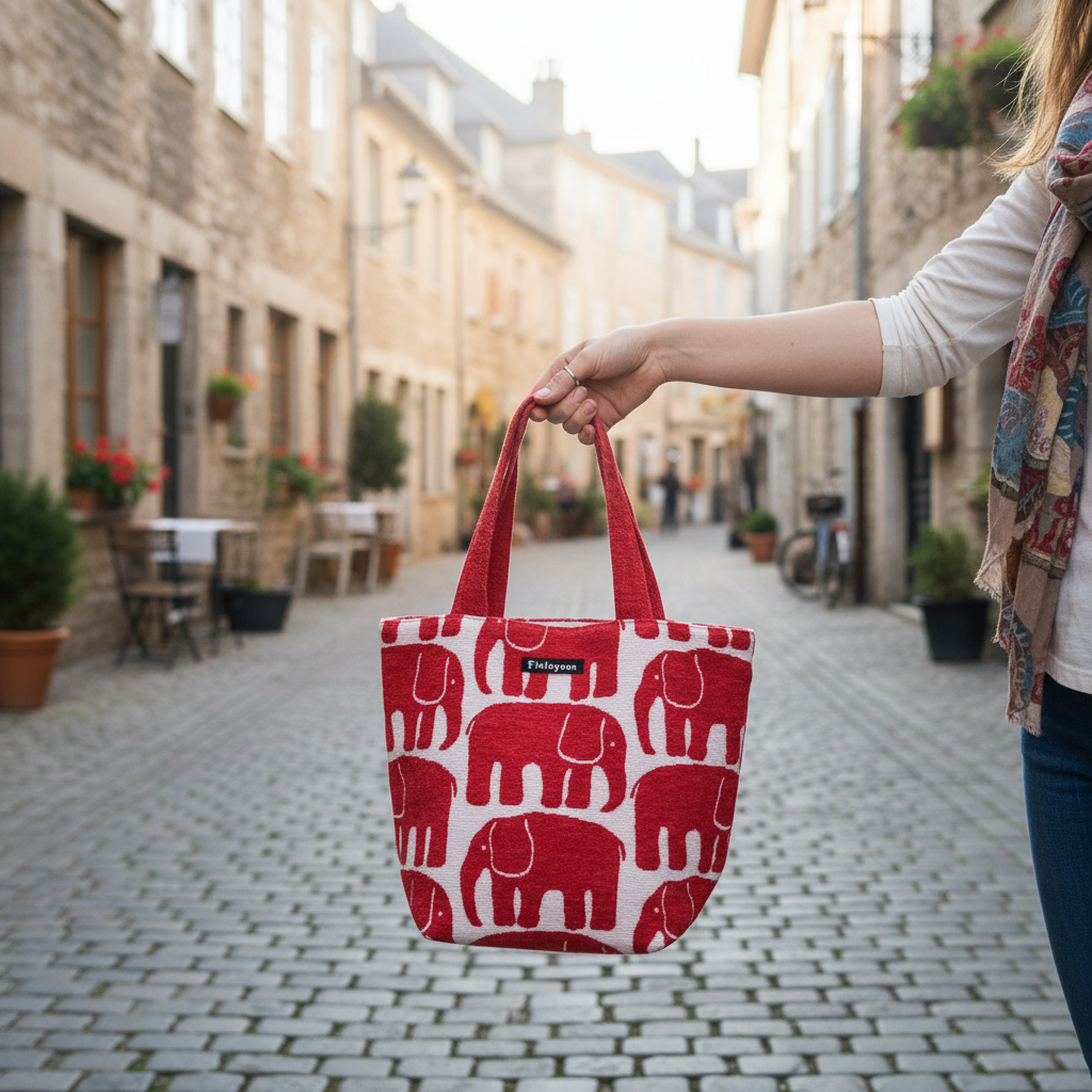 【フィンレイソン】Finlayson　エレファンティ　ランチトートバック