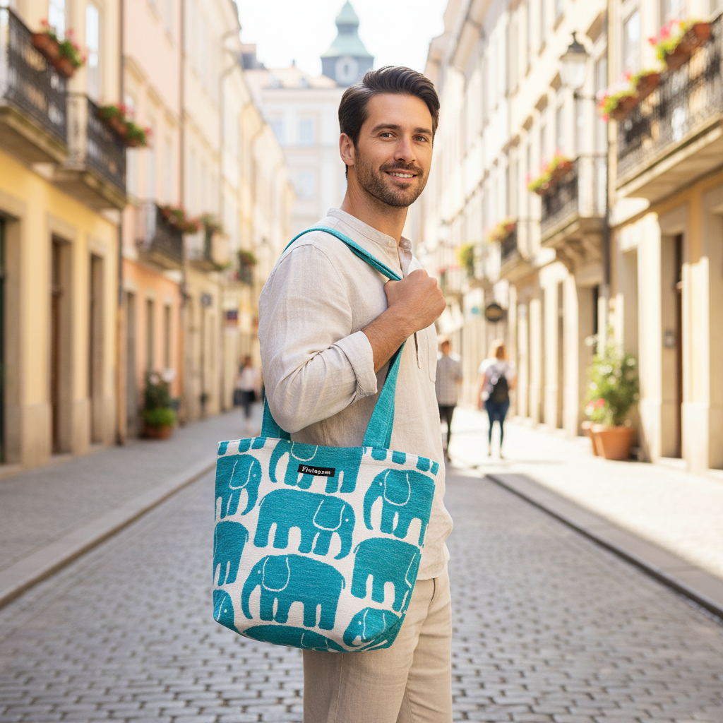 【フィンレイソン】Finlayson　エレファンティ　ランチトートバック