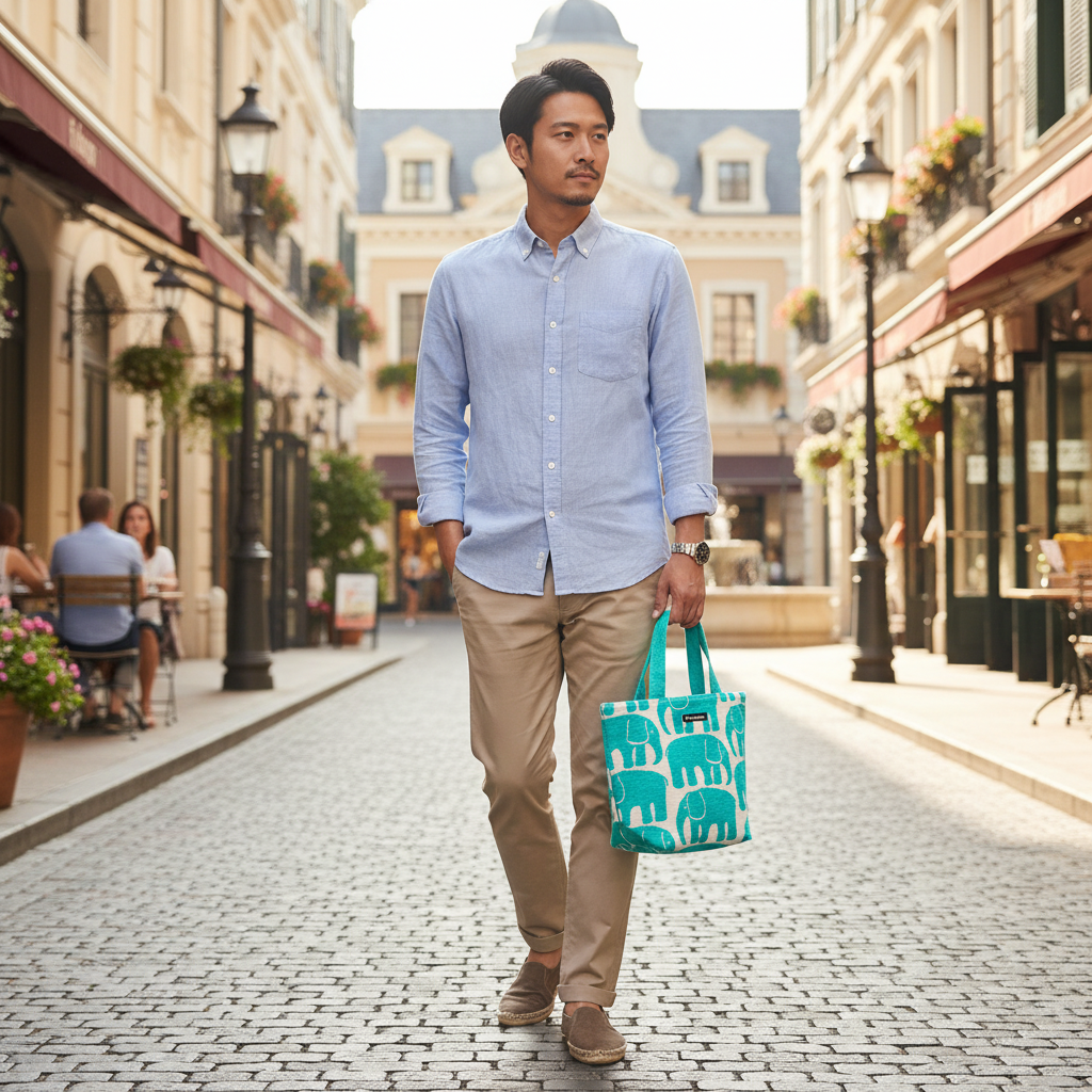 【フィンレイソン】Finlayson　エレファンティ　ランチトートバック