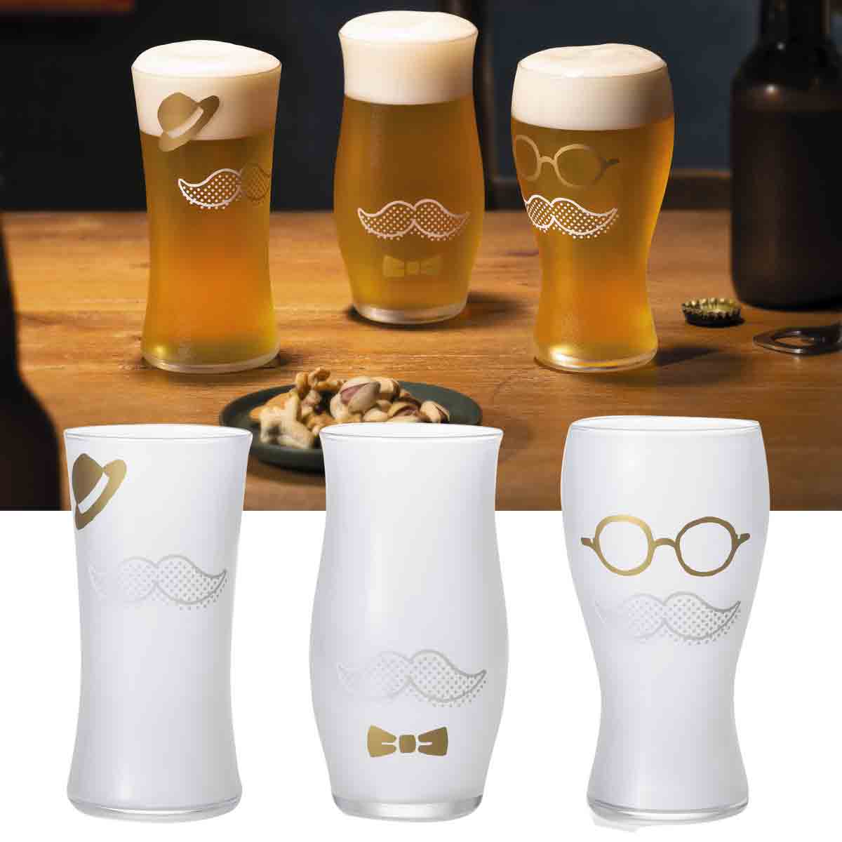 父の日のプレゼントにも良い　GENTLE BEER 泡作り グラス